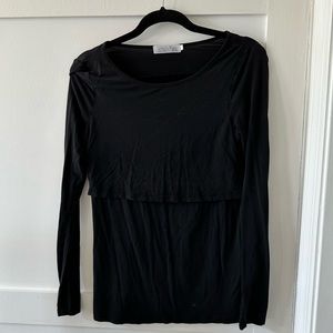 Latched mama long sleeves nursing top